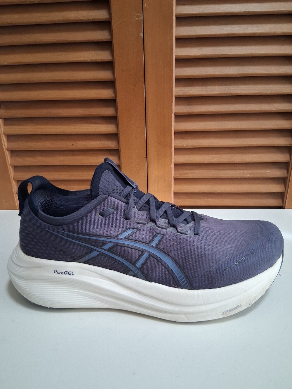ASICS Gel-Nimbus 27 Indigo Fog/Denim Blue Men's Running Shoe * Size: 11